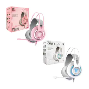 Auriculares gamer space fantech, altavoz 55mm, luces rgb y reducción …