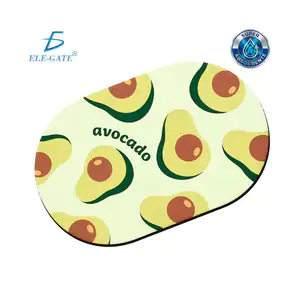 Tapete absorbente para baño, secado rápido con diseño de aguacate, 40…