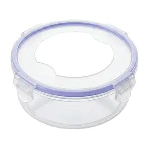 Tupper rectangular de plástico con capacidad de 900ml y 4 seguros ant…