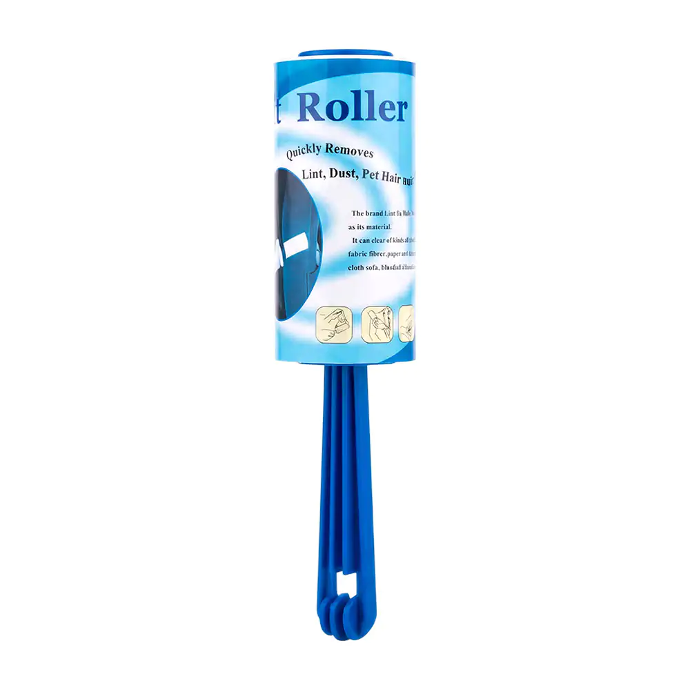 Rodillo adhesivo quita pelusa con mango ergonómico de plástico, variedad