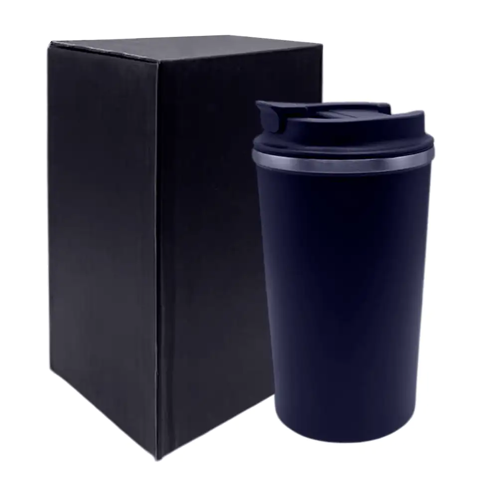 Vaso cafetero tipo termo de acero inoxidable aprox 15oz, variedad de colores