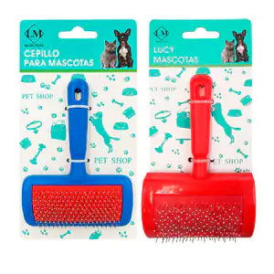 Cepillo chico para perro, variedad de colores jr1120
