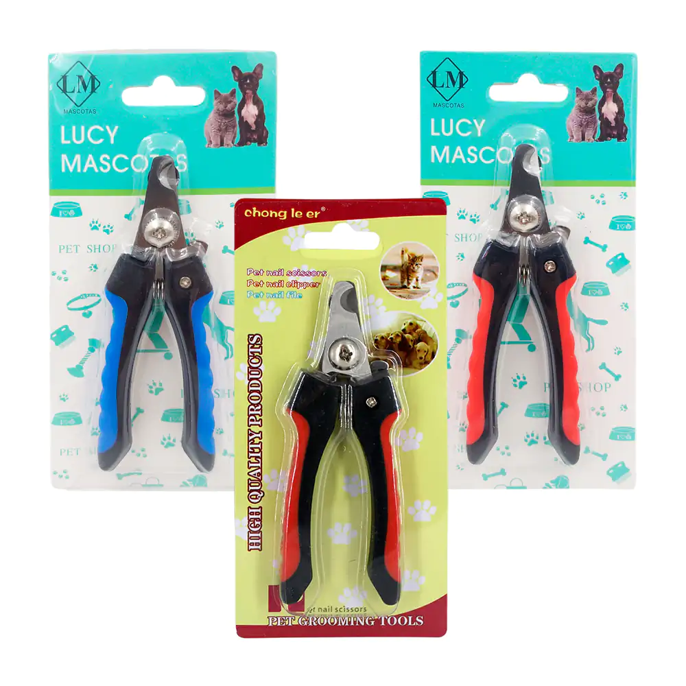 Cortauñas chico chong le er para mascota 13cm, variedad de colores / …