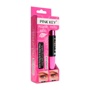 Máscara 2en1 pink key, rimel para pestañas y gel fijador para cejas /…