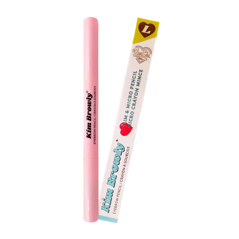 1pza lápiz kimchi chic para ceja 2en1 en tono blonde + cepillo / kbpc-01-l