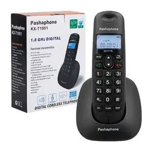 Teléfono inalámbrico de casa pashaphone con pantalla led + base de ca…