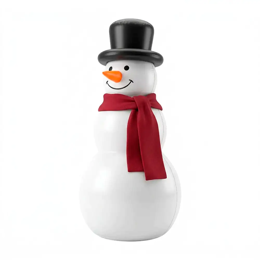 Inflable navideño con forma de muñeco de nieve con luz led, 130cm + b…