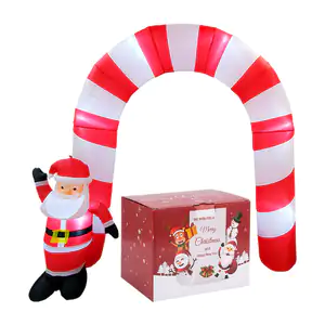 Decoración inflable tipo arco de bienvenida con tematica de navidad y…