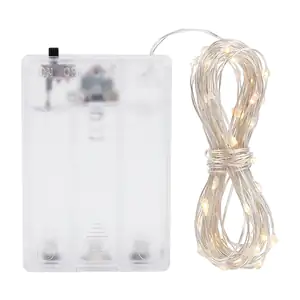Serie tira led multicolor con cable de alambre aprox 15m + estuche de…