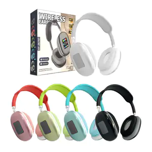Audifonos inalámbricos de diadema con pantalla digital a color 128m /…