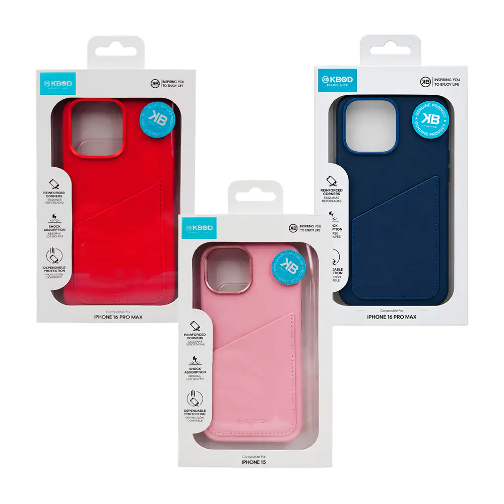 1pza Funda lisa kbod compatible para iphone con detalles de bolsita, …