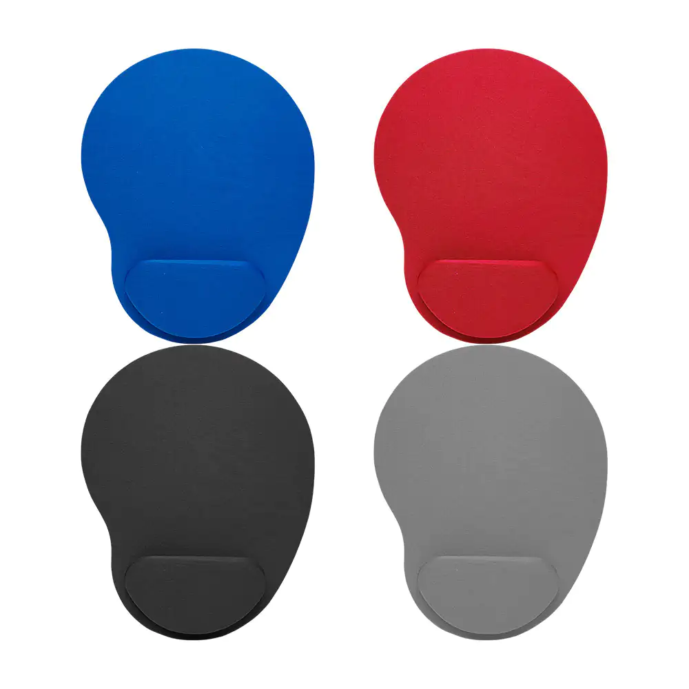 Tapete mouse pad sencillo con reposador de muñeca para computadora, variedad de colores