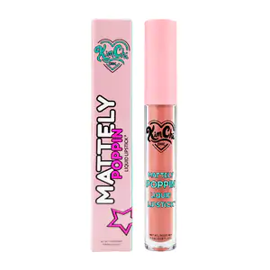 1pza labial líquido kimchi chic mattely poppin en tono yaass, 2.5ml /…
