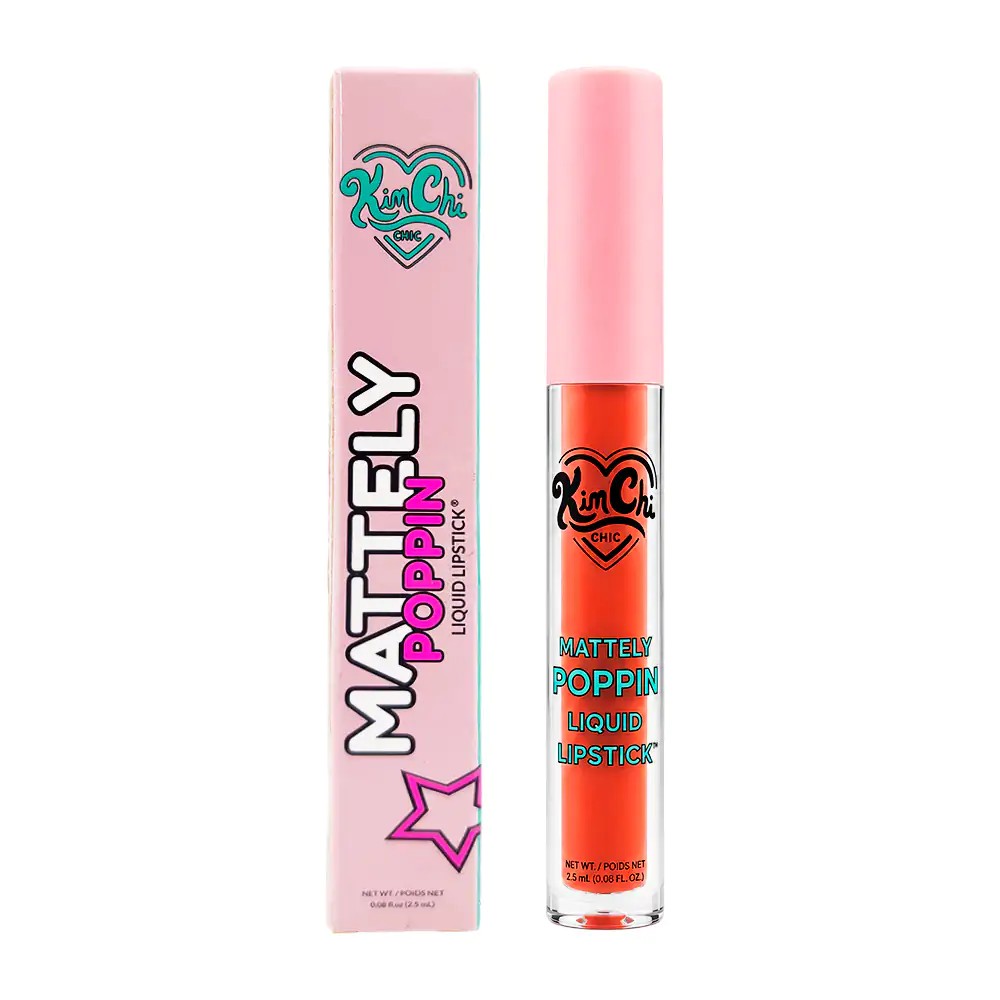 1pza labial líquido kimchi chic mattely poppin en tono get it, 2.5ml / mpll15