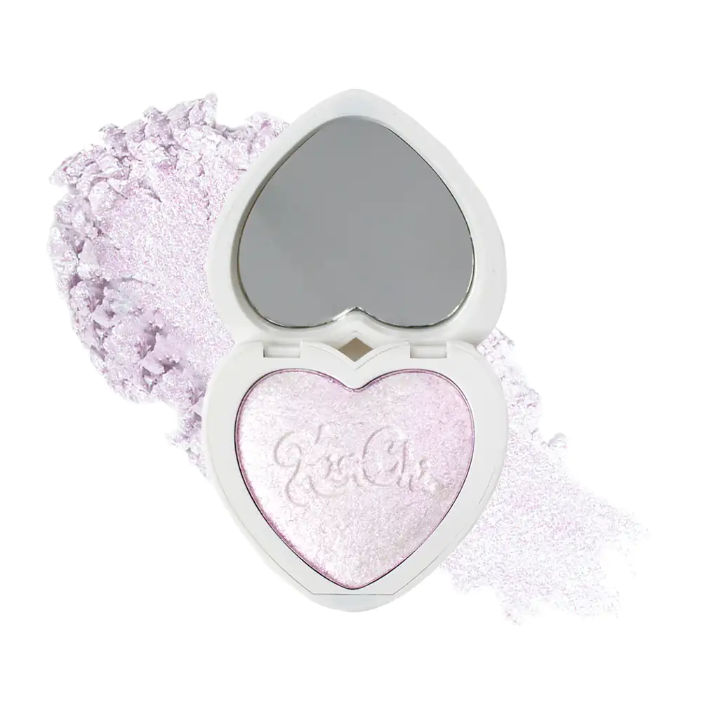 1pa polvo iluminador kimchi con acabado tipo perla, tono dream reve, 5g, estuche de corazón / pgwmm02