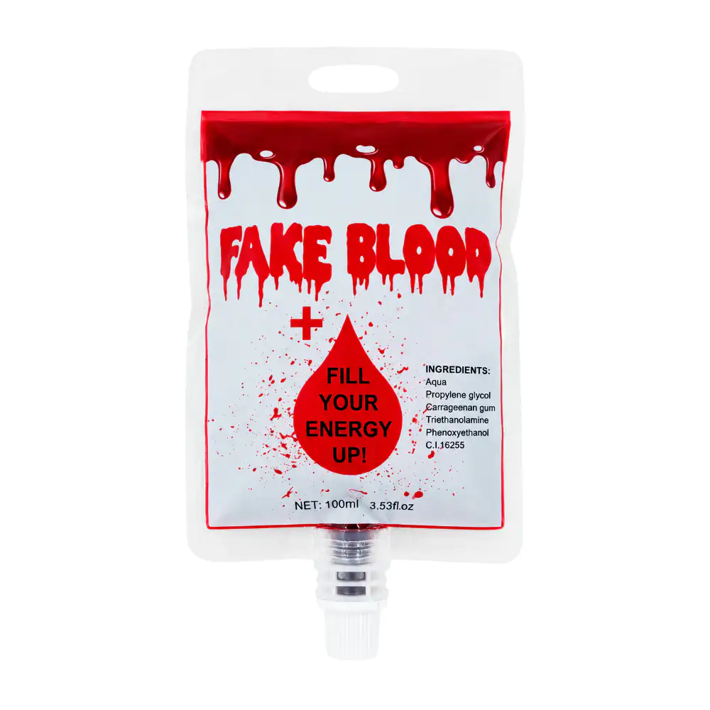 Bolsa de sangre salsa tipo suero, 100ml / fake blood / pt12712