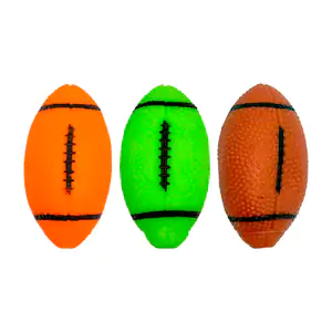 Juguete chillón con forma de balón de fútbol americano, 10cm, varieda…