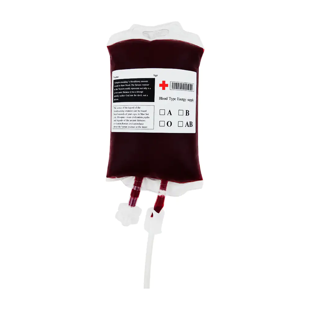 1pza bolsa tipo suero de sangre falsa, 350ml / pt12714