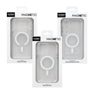 1pza Funda transparente kbod compatible para iphone con aro magsafe s…