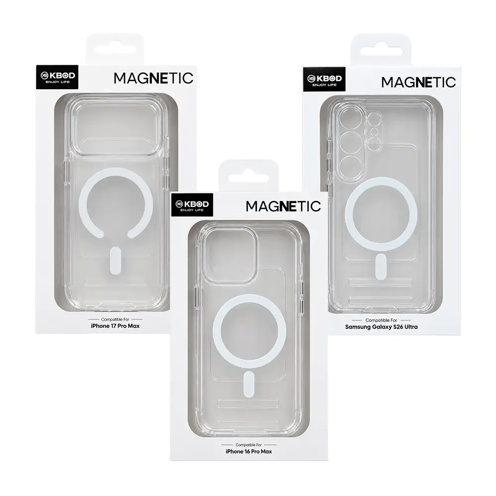 1pza Funda transparente kbod compatible para iphone con aro magsafe s…