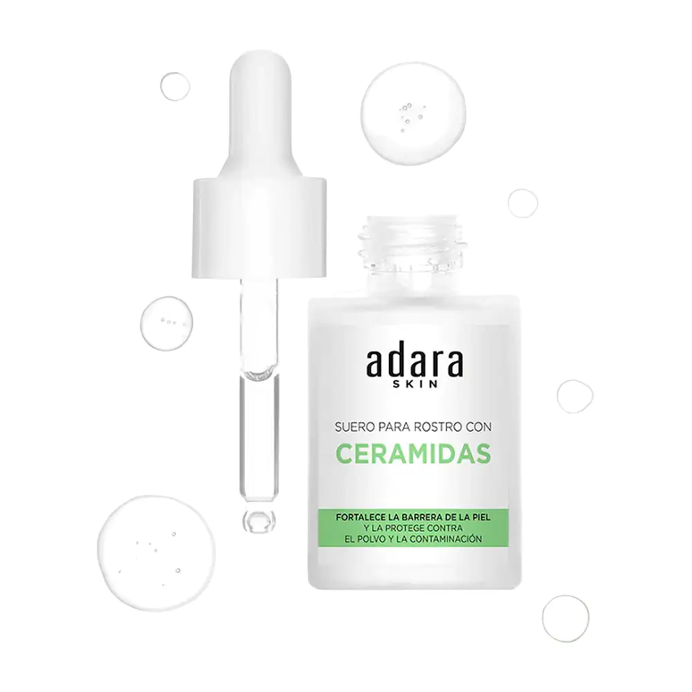Suero para rostro adara con ceramidas, fortalece la barrera de la piel, 30ml / sr104
