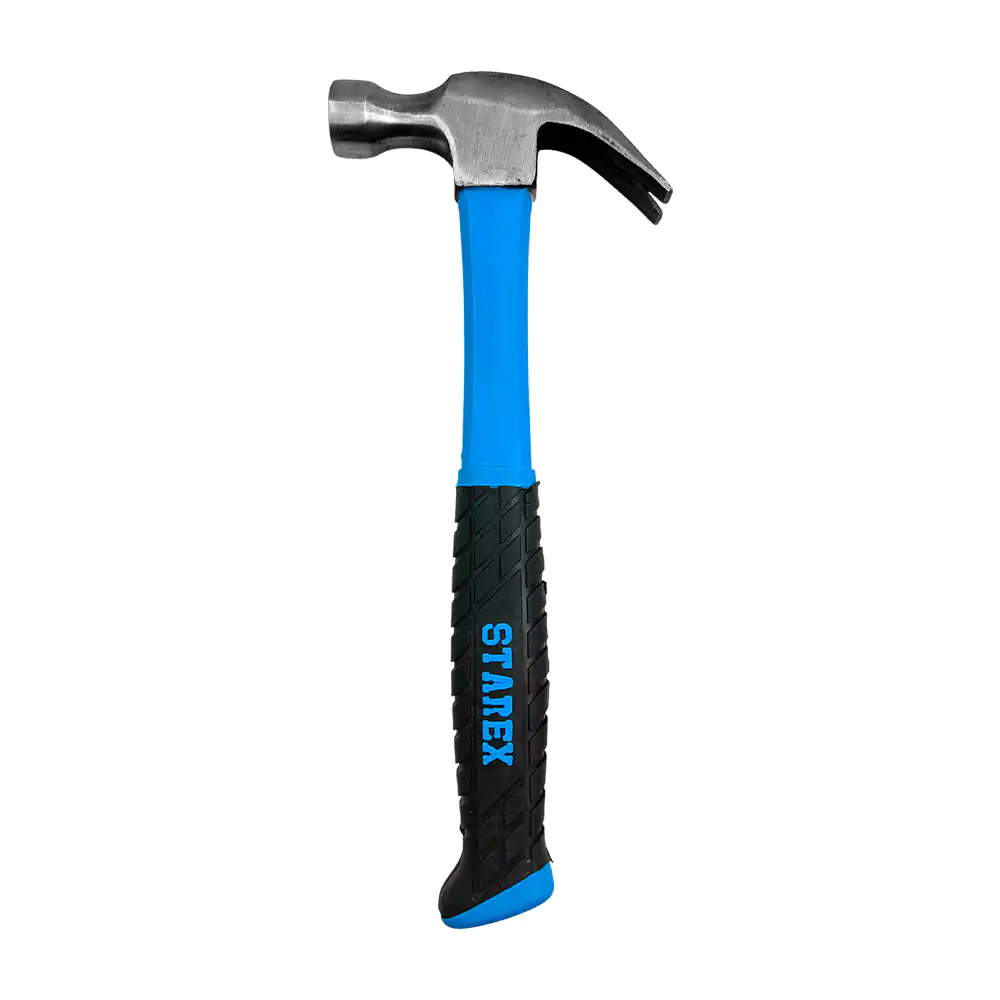 Martillo starex con agarre de plástico antideslizante y cabeza metálica, 32cm