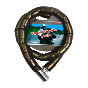 Candado profesional para moto o bicicleta con textura y juego de 3 ll…