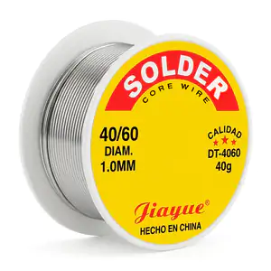 Rollo solder con estaño 40/60 para soldadura, 40g