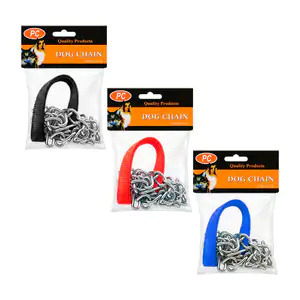 Correa de cadena dog chain para mascota, 1.20m x 4mm, variedad de col…
