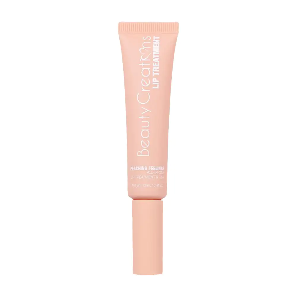 Tratamiento hidratante para labios y brillo lipgloss beauty creations, 12ml, peaching feelings / tlt-1