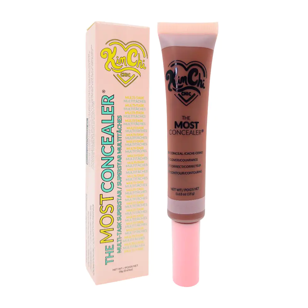 1pza corrector líquido kimchi chic de alta cobertura tono medium dark amber, 18g / tmc16