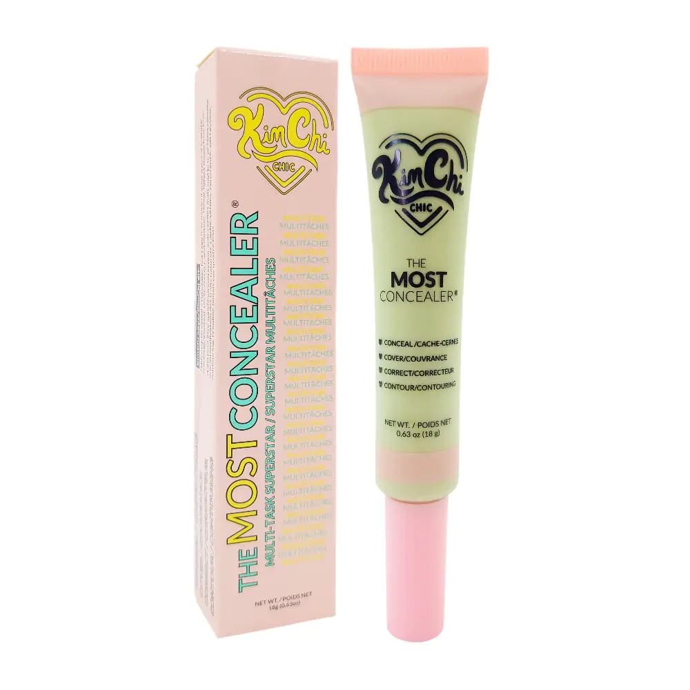 1pza corrector líquido kimchi chic de alta cobertura tono medium green, 18g / tmc24
