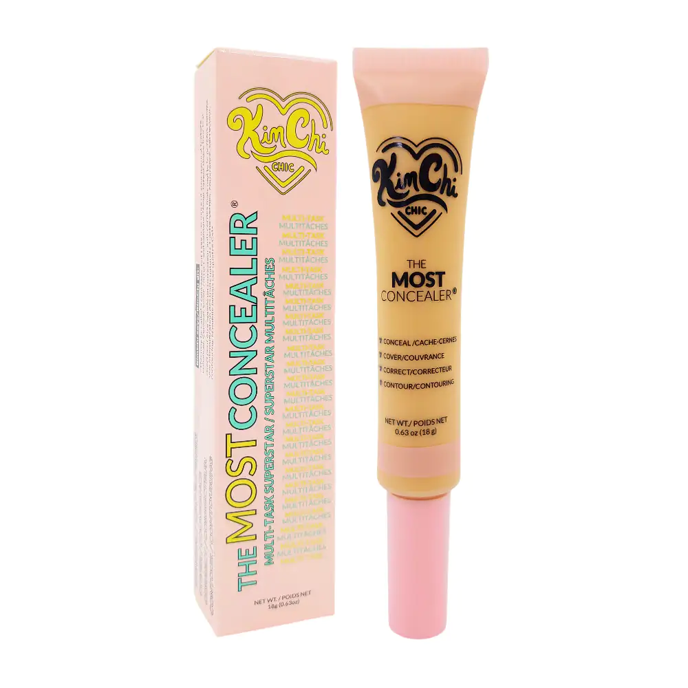 1pza corrector líquido kimchi chic de alta cobertura tono medium yellow, 18g / tmc25