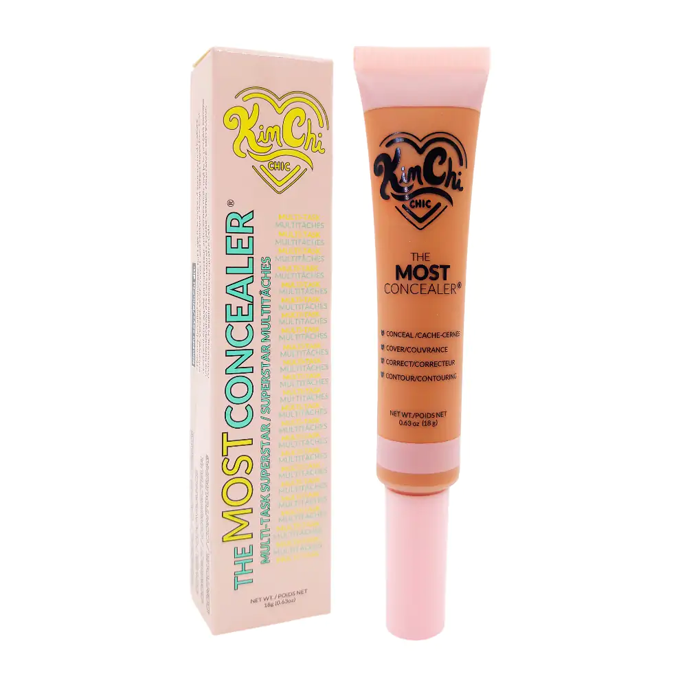 1pza corrector líquido kimchi chic de alta cobertura tono medium hazelnut, 18g / tmc15