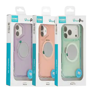 1pza Funda transparente kbod compatible para iphone + soporte trasero…