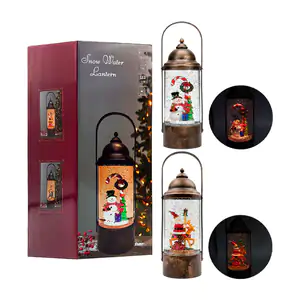 Adorno decorativo navideño musical en forma de lámpara cilíndrica con…