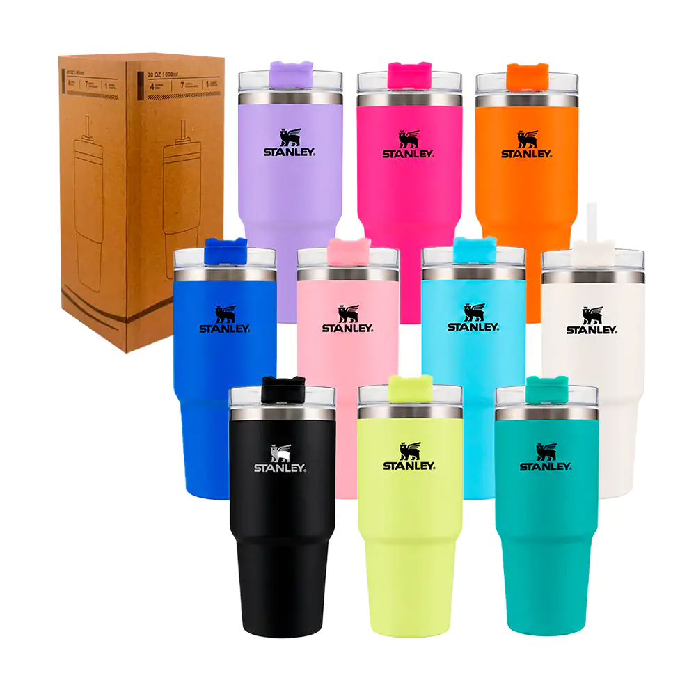 Vaso termo de acero inoxidable con capacidad de 20oz liso, variedad de colores