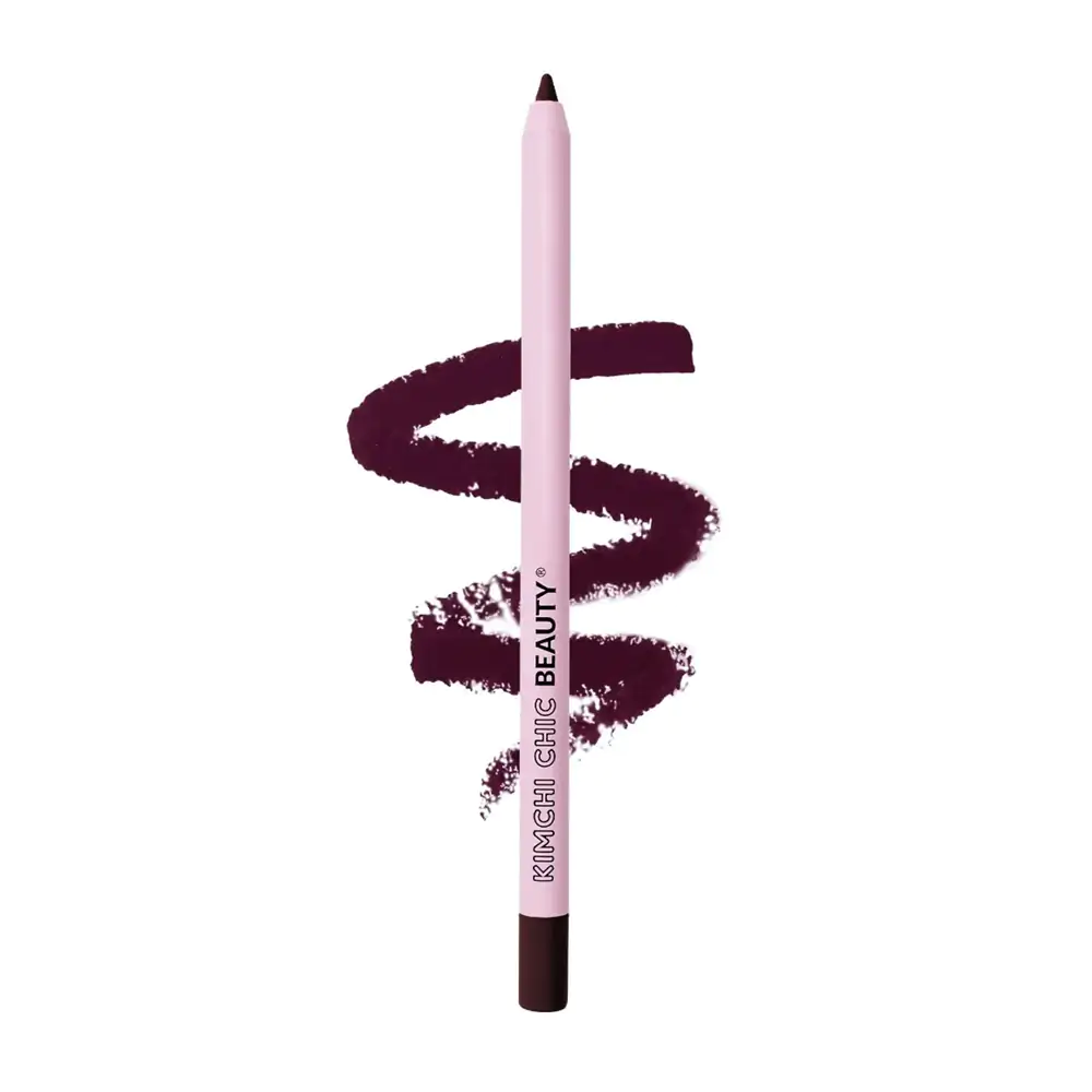 1pza lápiz kimchi chic yum delineador para labios en tono black cherry, 1.8g / yum08