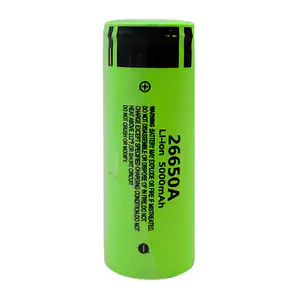 1pza pila - baterías recargables li-ion de 5000mAh y 4.2v, color verd…