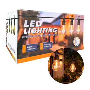 Serie de guirnalda decorativa de 5 metros y 10 focos de luz micro-led…