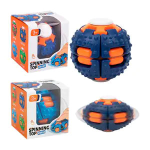 1Pza spinner top press en forma de pelota plegable de plástico, varie…