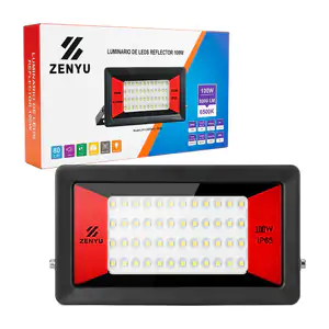 Reflector rectangular zenyu de 100w para exterior ip65 / 8000lm