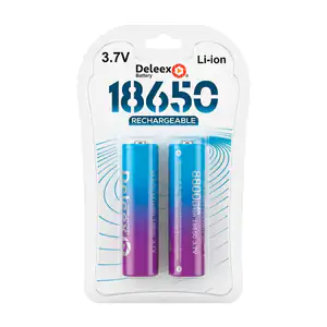 Blíster con 2 pilas - baterias 18650 recargable deleex de 8800 mah / …