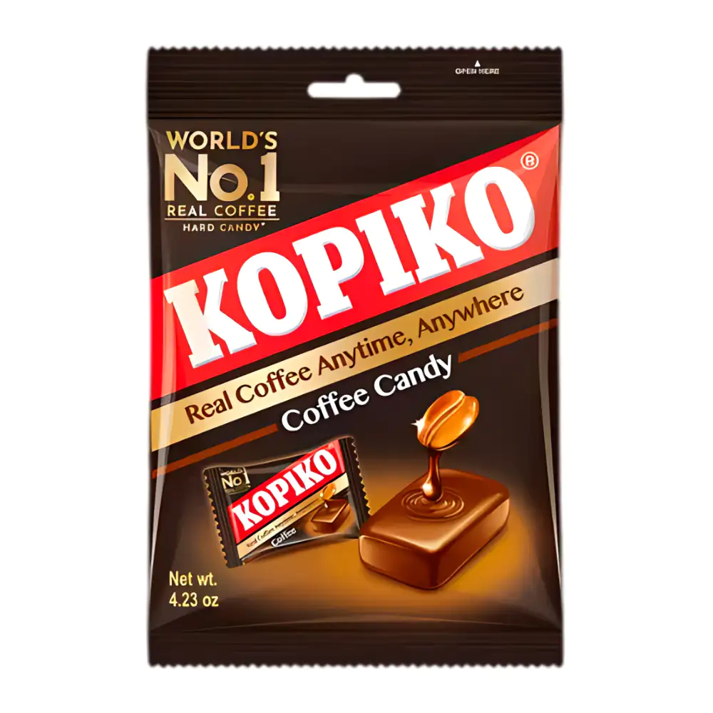 Bolsa kopiko con dulces caramelo con sabor a café y caramelo, 120g / kopiko