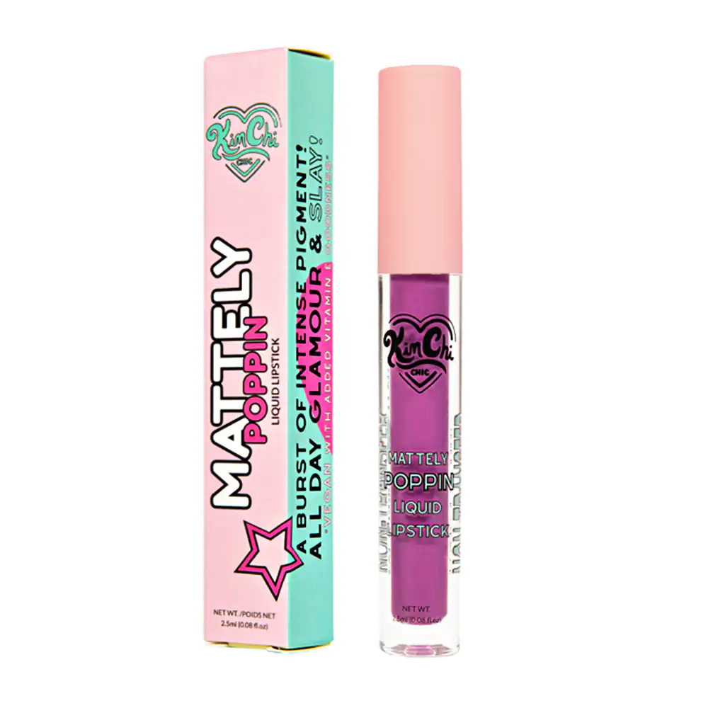 1pza labial líquido kimchi chic mattely poppin en tono to the gawds, 2.5ml / mpll13