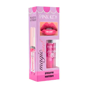 Balsamo para labios mágico pink key, cambia de color segun tu ph / pk…