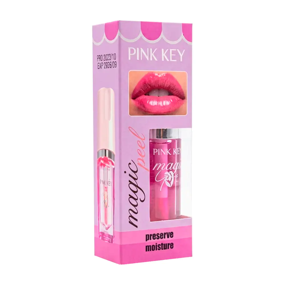 Balsamo para labios mágico pink key, cambia de color segun tu ph / pk3142-2