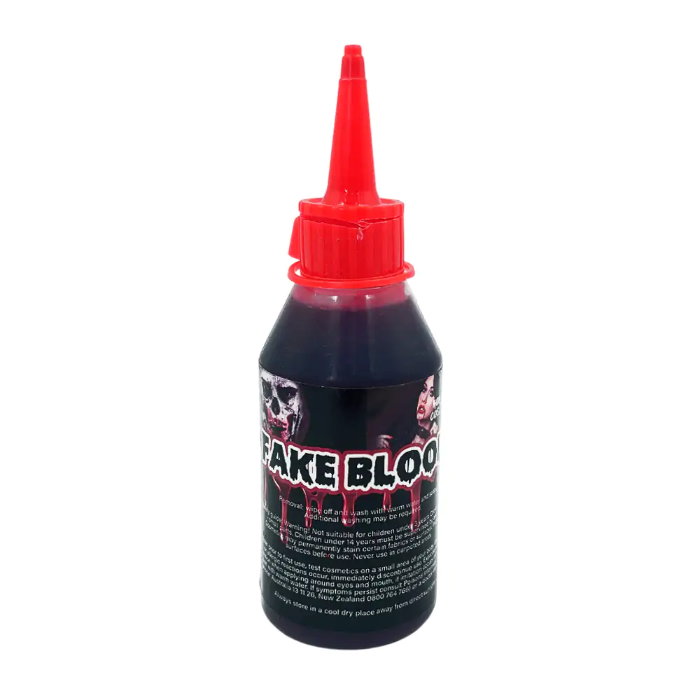 1pza sangre falsa, fake blood, 100ml con acabado realista / pt12718