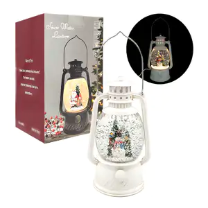 Adorno navideño musical vintage en forma de lámpara - candelabro 30cm…
