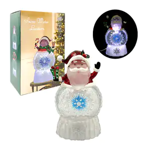 Adorno decorativo navideño musical en forma de esfera con figura en l…